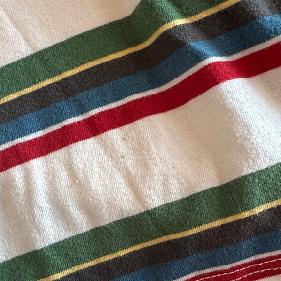 Guess Multicolor Striped Tee with Red Trim - Large - Picture 4 of 10